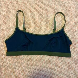 Parade Play Scoop Green and Blue Women's Bralette Size Medium